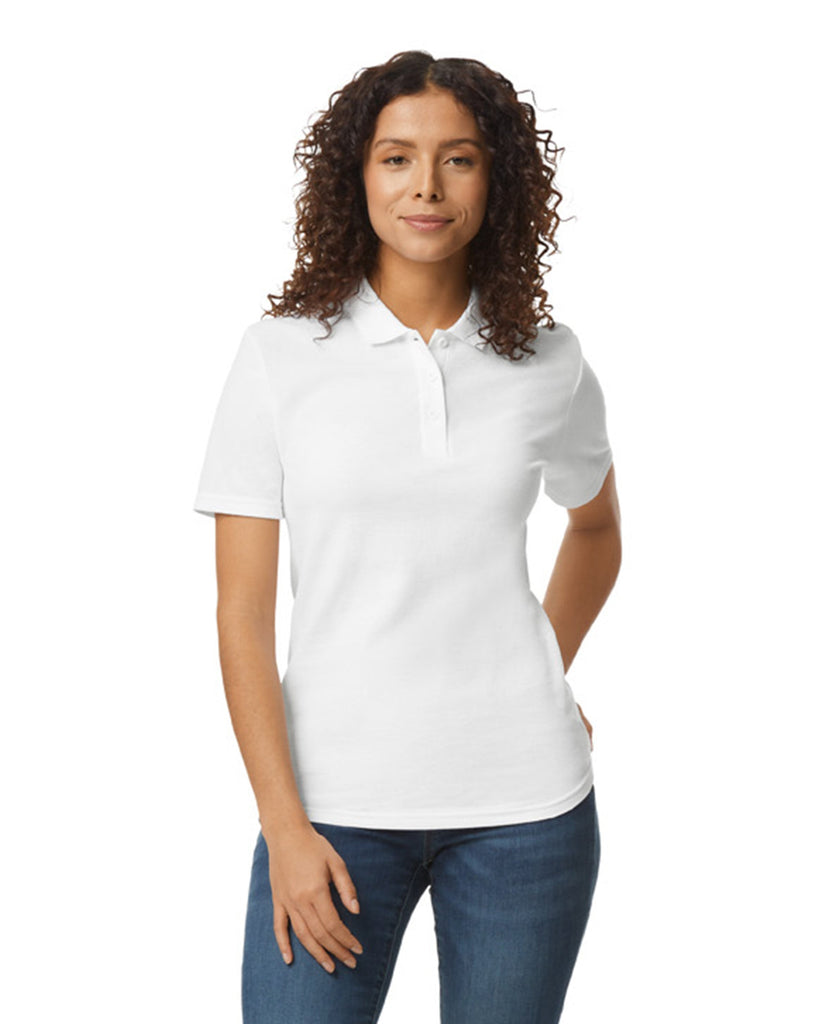 Women's 2X-Large White Gildan 64800L 