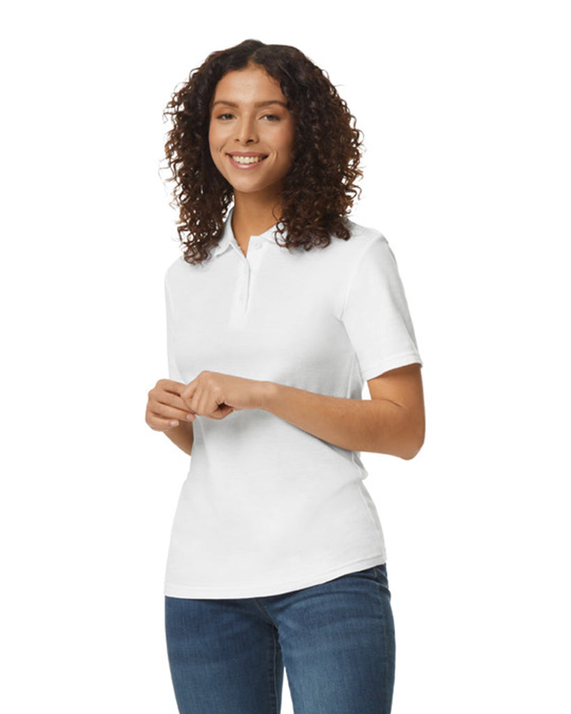 Women's 2X-Large White Gildan 64800L 