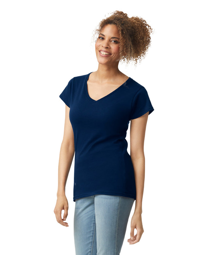 Women's 2X-Large Navy Gildan 64V00L 
