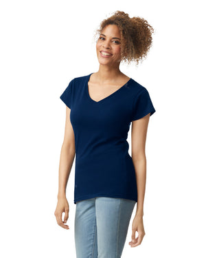 Women's 2X-Large Navy Gildan 64V00L 