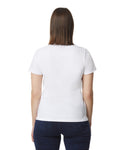 Women's 3X-Large White Gildan 65000L 