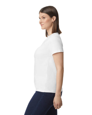 Women's 3X-Large White Gildan 65000L 