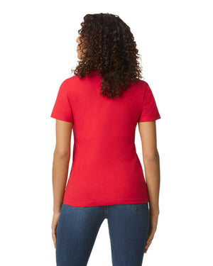 Women's 3X-Large Red Gildan 65000L 