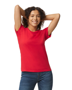 Women's 3X-Large Red Gildan 65000L 