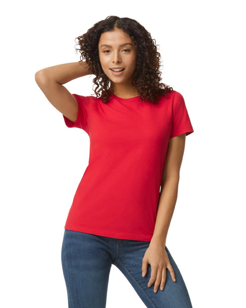 Women's 3X-Large Red Gildan 65000L 