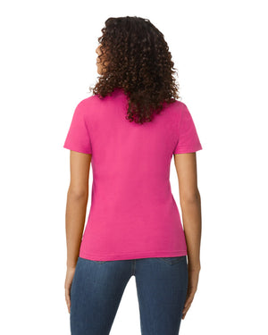 Women's 3X-Large Heliconia Gildan 65000L 