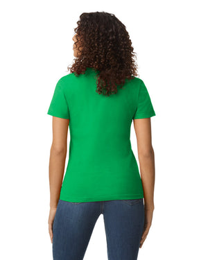 Women's 3X-Large Irish Green Gildan 65000L 
