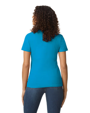 Women's 3X-Large Sapphire Gildan 65000L 