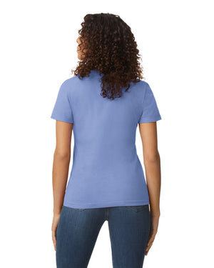 Women's 3X-Large Violet Gildan 65000L 