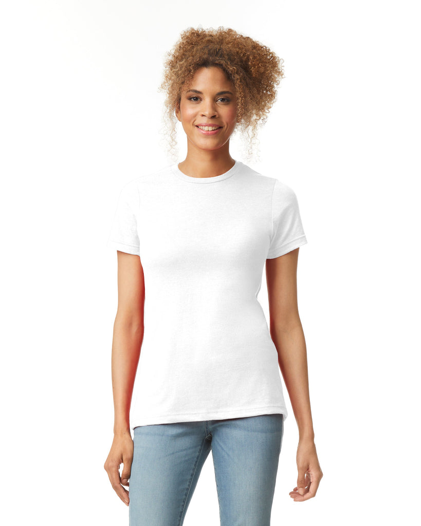 Women's 2X-Large White Gildan 67000L 