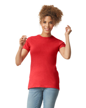 Women's 2X-Large Red Mist Gildan 67000L 