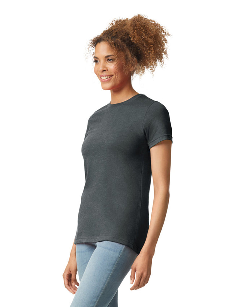 Women's 2X-Large Gunmetal Gildan 67000L 