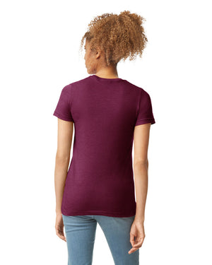 Women's 2X-Large Maroon Mist Gildan 67000L 