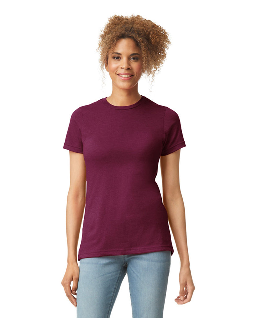 Women's 2X-Large Maroon Mist Gildan 67000L 