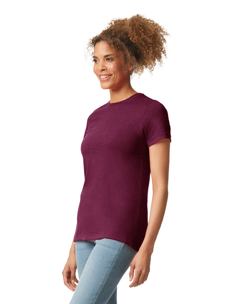 Women's 2X-Large Maroon Mist Gildan 67000L 