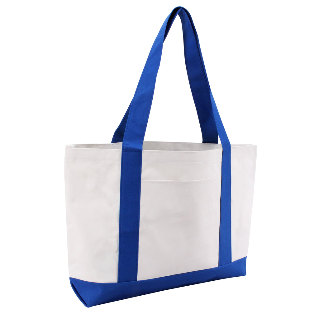One Size White/Royal Liberty Bags 7002 