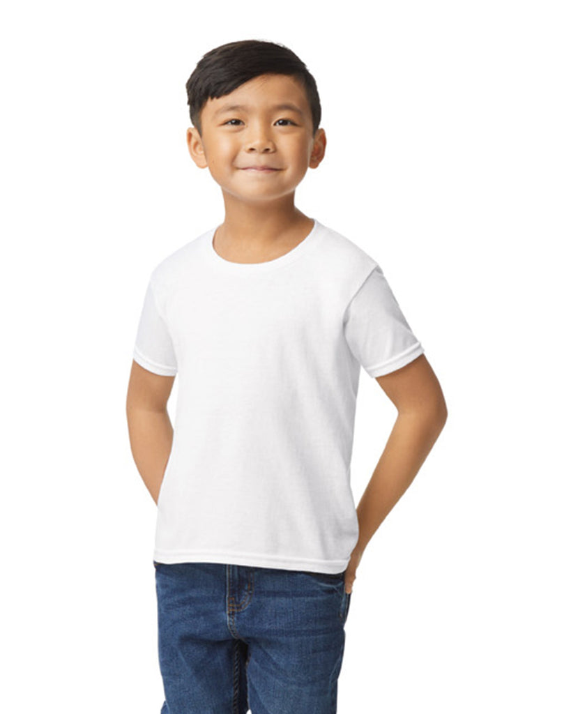 Youth X-Large White Gildan 8000B 