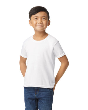 Youth X-Large White Gildan 8000B 