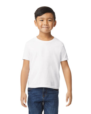 Youth X-Large White Gildan 8000B 