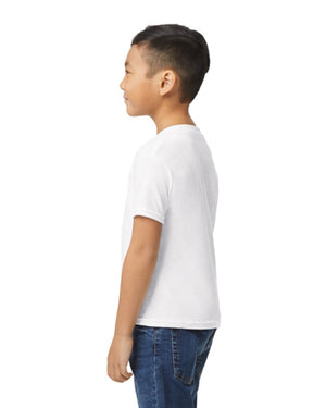Youth X-Large White Gildan 8000B 