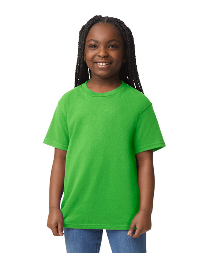 Youth X-Large Electric Green Gildan 8000B 