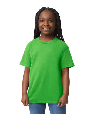 Youth X-Large Electric Green Gildan 8000B 