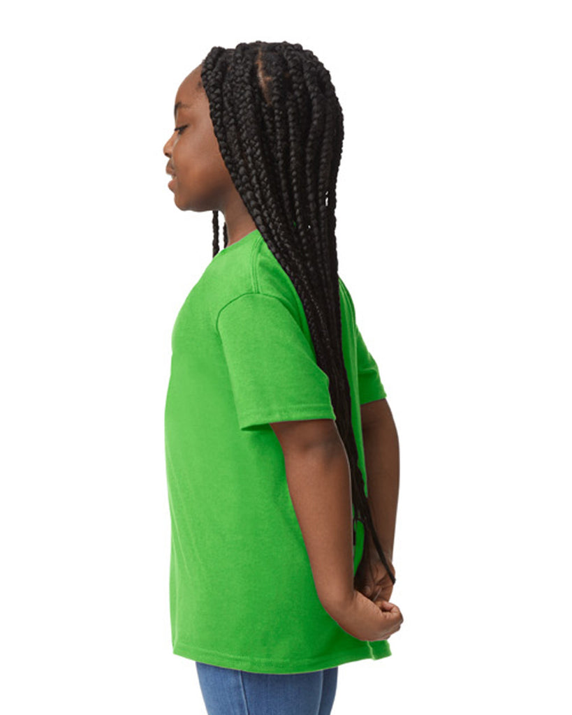 Youth X-Large Electric Green Gildan 8000B 