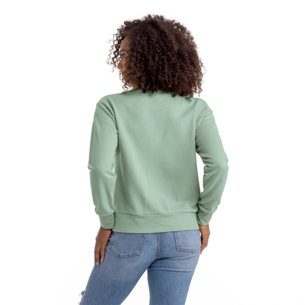 Women's 3X-Large Stonewash Green Next Level 9084 