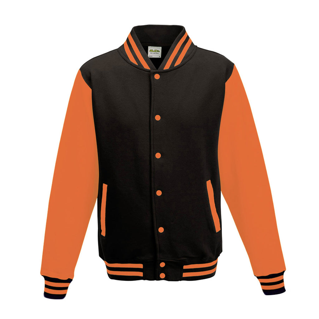 3X-Large JET BLACK / ORANGE CRUSH AWDis JHA043 