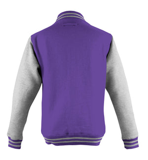 3X-Large PURPLE / HEATHER GREY AWDis JHA043 