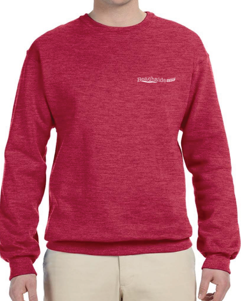 3X-Large Vintage Heather Red Beachside HG Chubby Mermaid Sweatshirt 