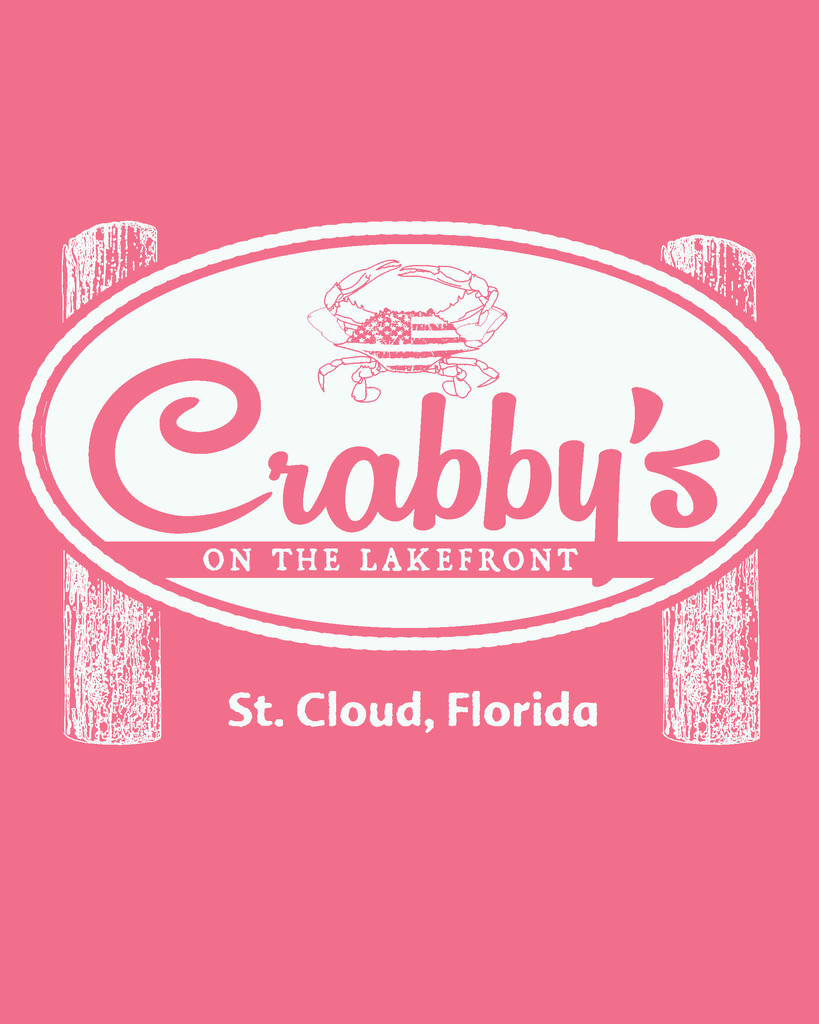 3X-Large Coral Silk Beachside HG Crabby's St. Cloud LOGO 