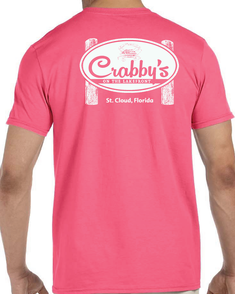 3X-Large Coral Silk Beachside HG Crabby's St. Cloud LOGO 