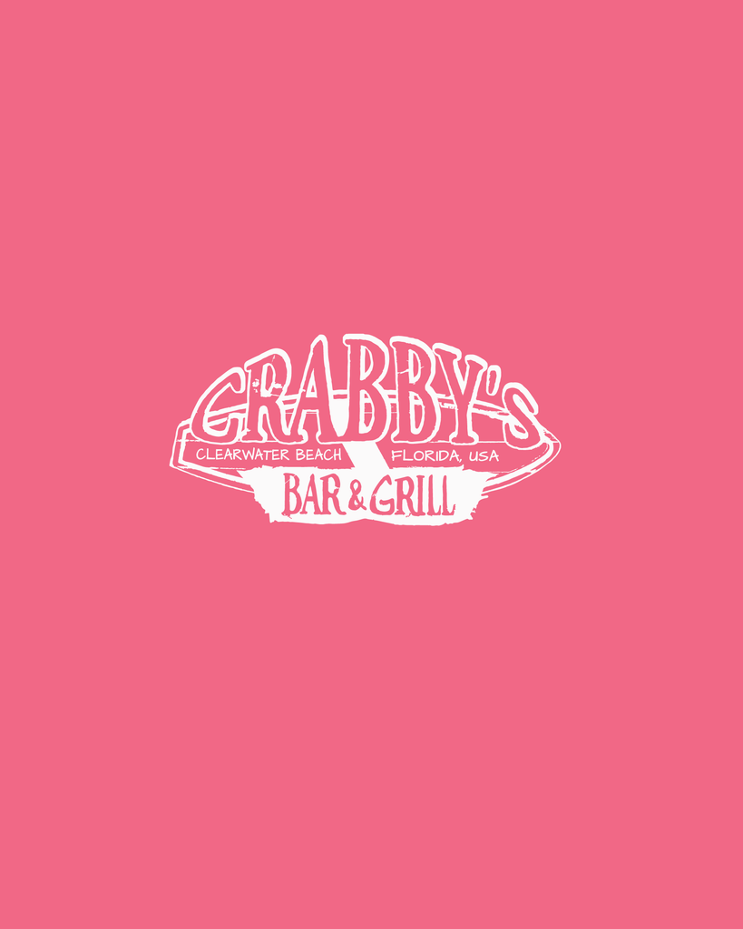 3X-Large Coral Silk Beachside HG Crabby's Bar and Grill Clearwater LOGO 
