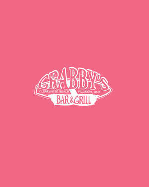 3X-Large Coral Silk Beachside HG Crabby's Bar and Grill Clearwater LOGO 