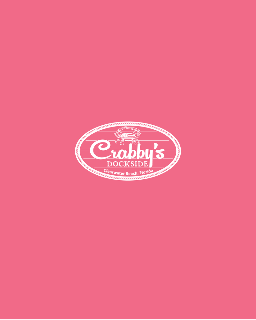 3X-Large Coral Silk Beachside HG Crabby's Dockside Clearwater LOGO 