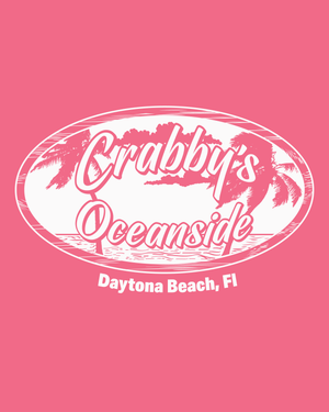 3X-Large Coral Silk Beachside HG Crabby's Oceanside Daytona LOGO 