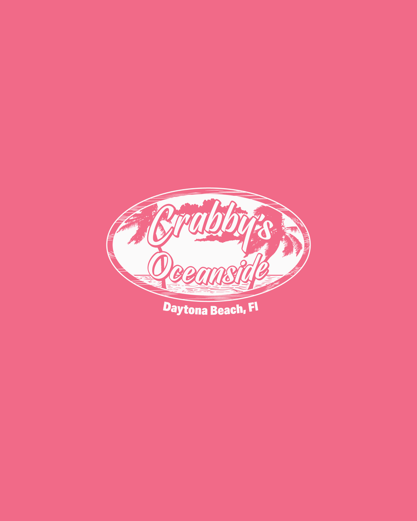 3X-Large Coral Silk Beachside HG Crabby's Oceanside Daytona LOGO 