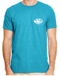 3X-Large Heather Galapagos Blue Beachside HG Crabby's Oceanside Daytona LOGO 