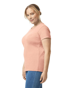 Women's 3X-Large Dusty Rose Gildan 5000L 