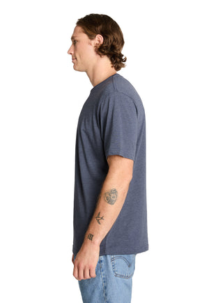 X-Small Navy Heather Lane Seven LS15000CVC 