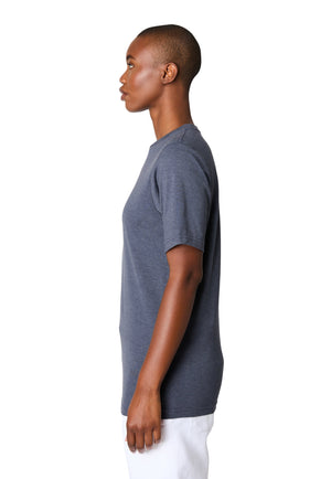 X-Small Navy Heather Lane Seven LS15000CVC 